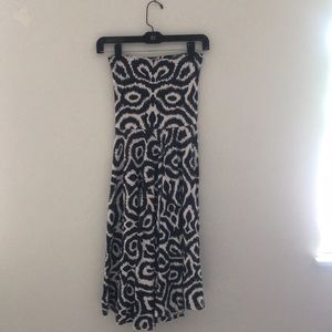 🎉🎉HOST PICK JCrew S Cotton Midi Tribal Skrt Blue